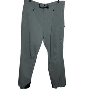 Loki Gear Grey Nylon Cargo Straight Leg Pants Men's Size XL BLEMISH